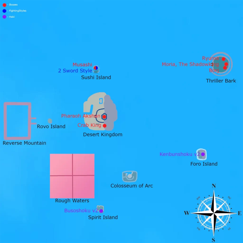 GPO Second Sea Map